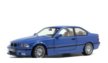 Solido 1/18 BMW E36 Coupe M3-Bleu Estoril-1990